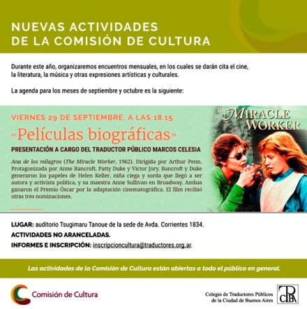 Afiche Miracle Worker